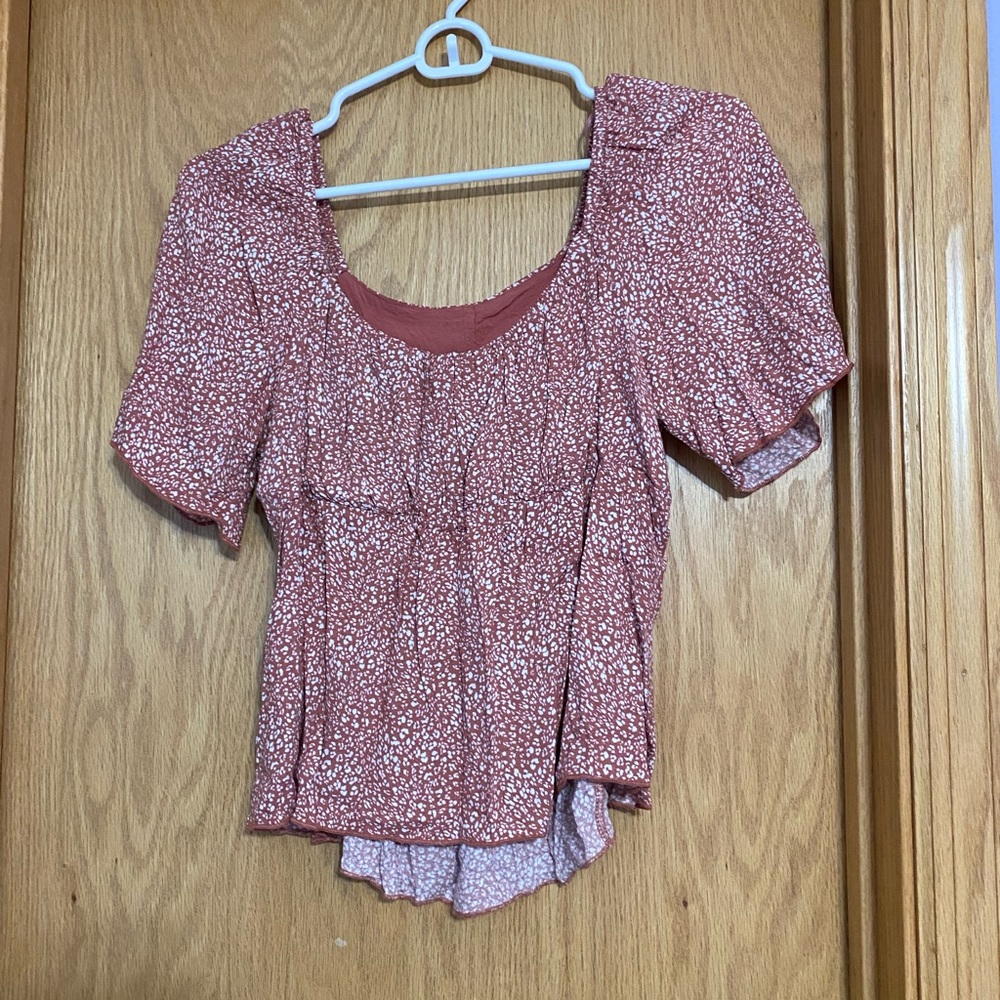 Pink Floral Top | Urban Romantics | Size S